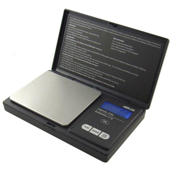 American Weigh Scales 250 x 0.1G Signature Series Black Digital Pocket Scale AWS-250-BLK